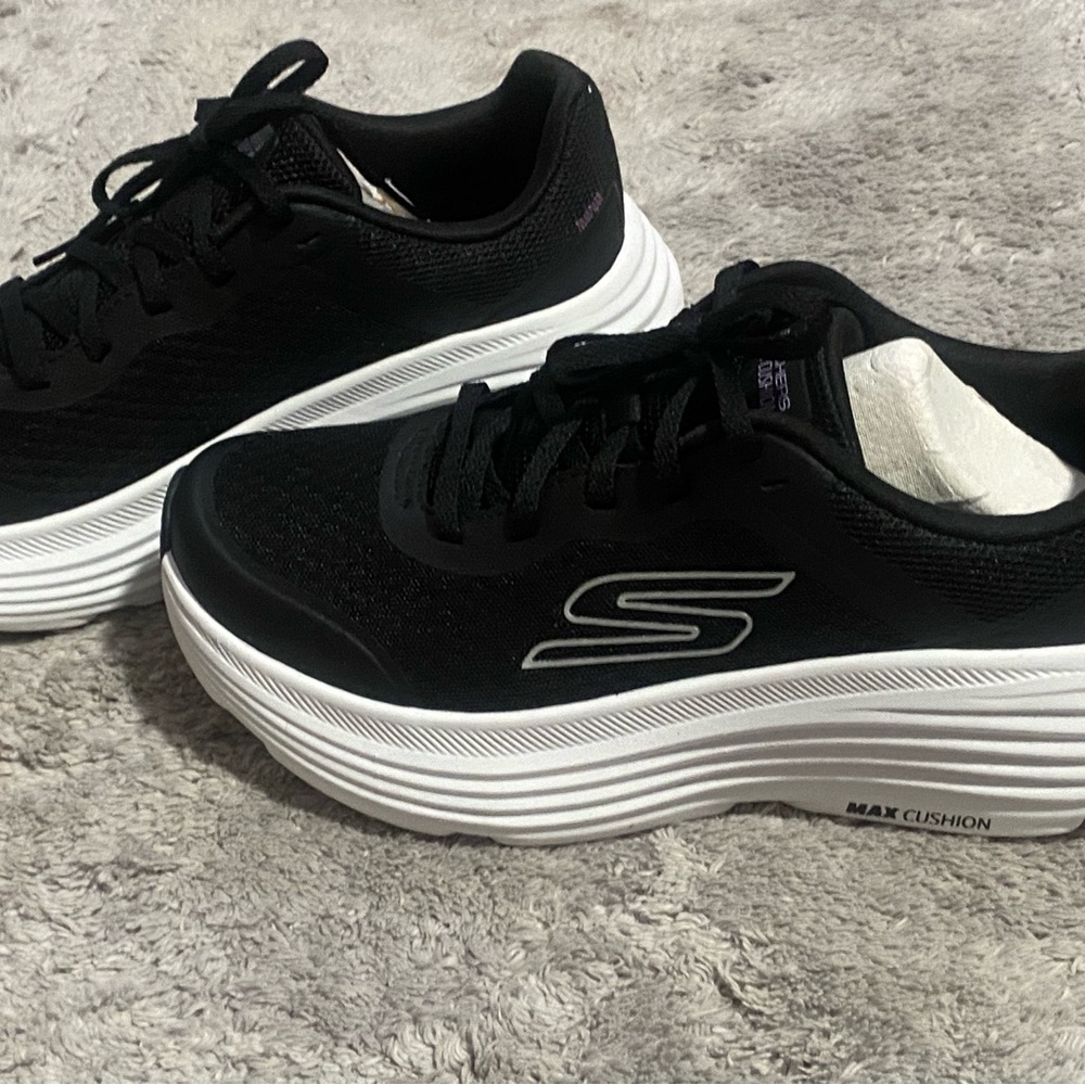 Skechers Women's Black Max Cushioning Sneakers